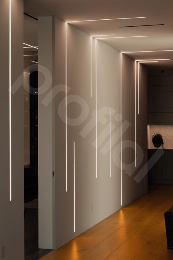 1.5 cm Alüminyum Alçıpan Led Profil 1.5 cm Alüminyum Alçıpan Led Profil